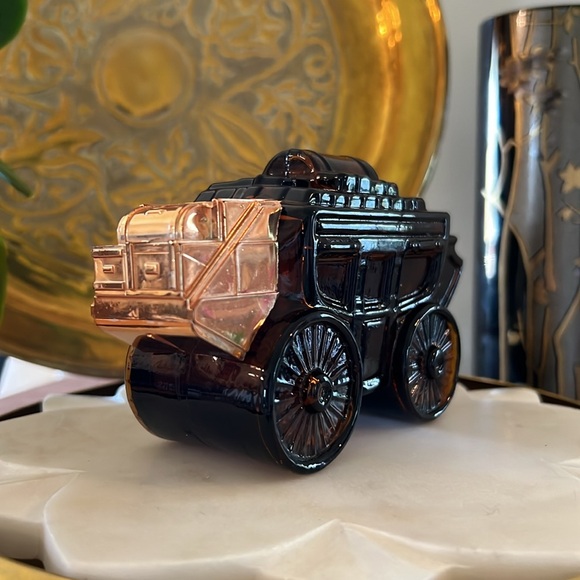 Vintage 1970’s Avon Stagecoach Oland Aftershave Carriage Decanter Glass Bottle - Picture 6 of 11